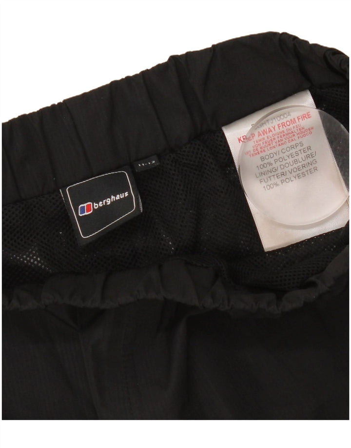 Pantaloni Impermeabili Bambina Berghaus 11-12 Anni Poliestere Nero