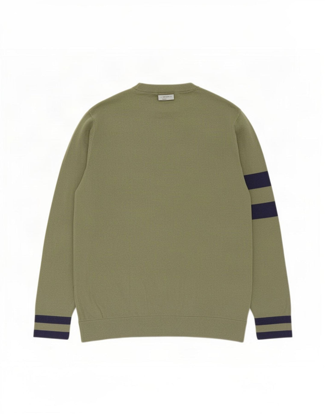 Maglione Puma da uomo con scollo a V color block verde medio