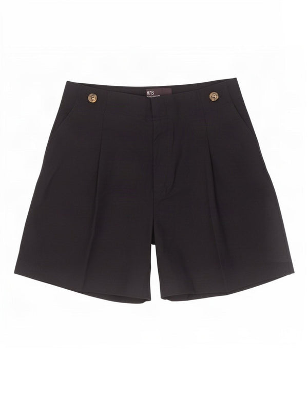 Pantaloncini chino a gamba larga da donna Marks & Spencer UK 14 Large W32 Blu Navy