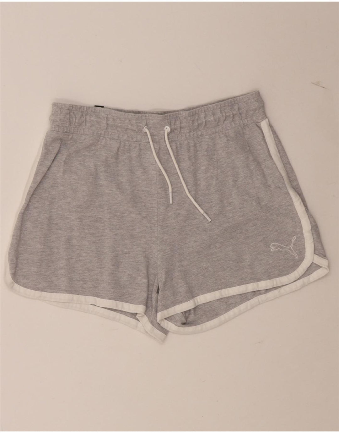 PUMA Womens Sport Shorts UK 14 Medium  Grey Cotton Vintage Puma and Second-Hand Puma from Messina Hembry 