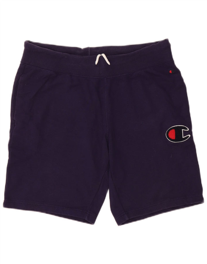 Pantaloncini sportivi da uomo Champion Large in cotone blu navy