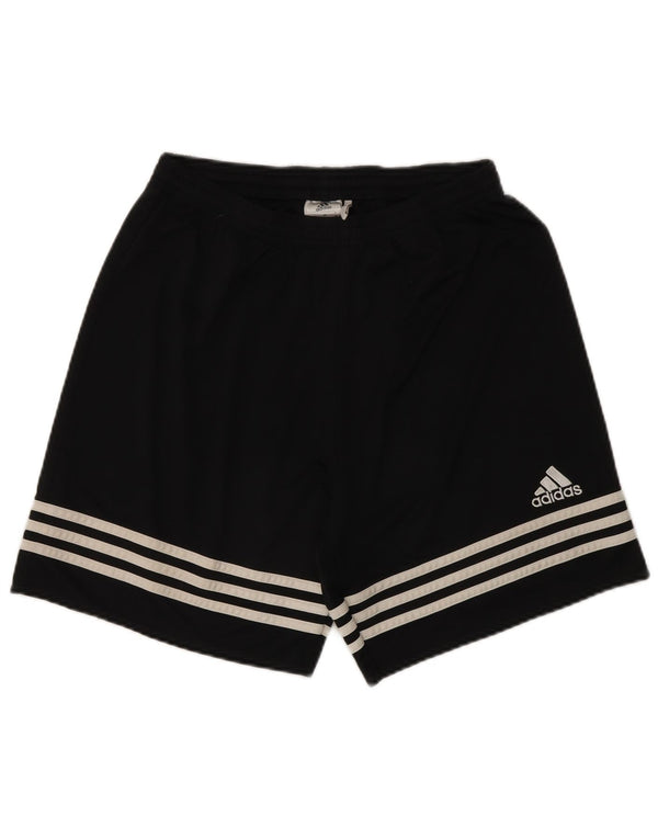 Pantaloncini sportivi Adidas Climalite da uomo medio poliestere nero