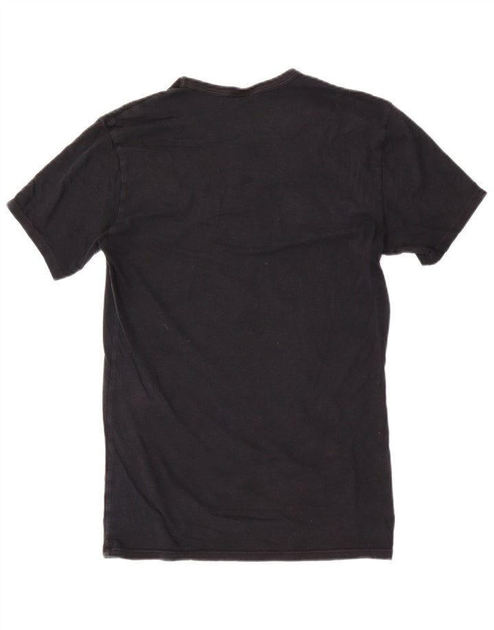 T-shirt grafica da uomo Calvin Klein Top piccola in cotone nero