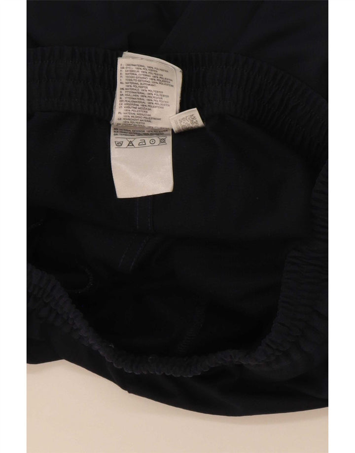Pantaloncini sportivi da uomo Adidas piccoli in poliestere blu navy