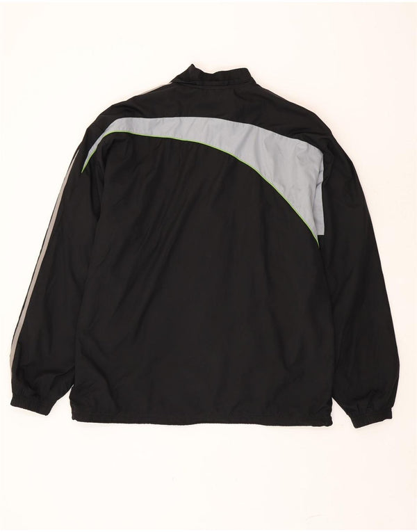Adidas Mens All Blacks Tracksuit Top Jacket Large Black Colourblock