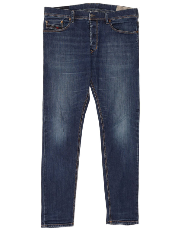 Jeans slim da uomo Diesel W34 L31 cotone blu navy