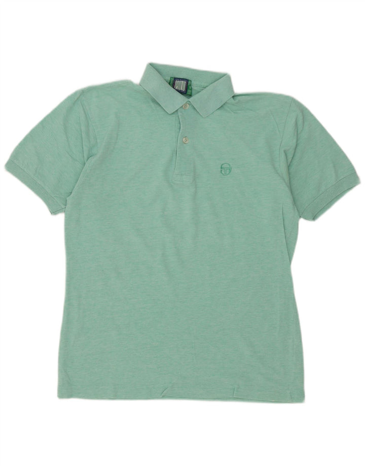 Polo Uomo Sergio Tacchini Cotone Puntinato Verde Medio