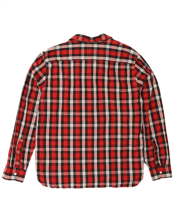 Camicia Levi's da uomo XL in cotone a quadri rossi