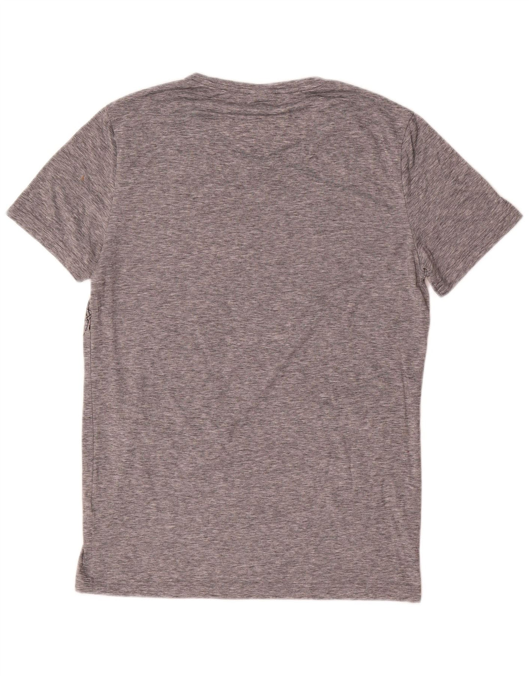 T-shirt da uomo Hugo Boss Top in poliestere geometrico grigio medio