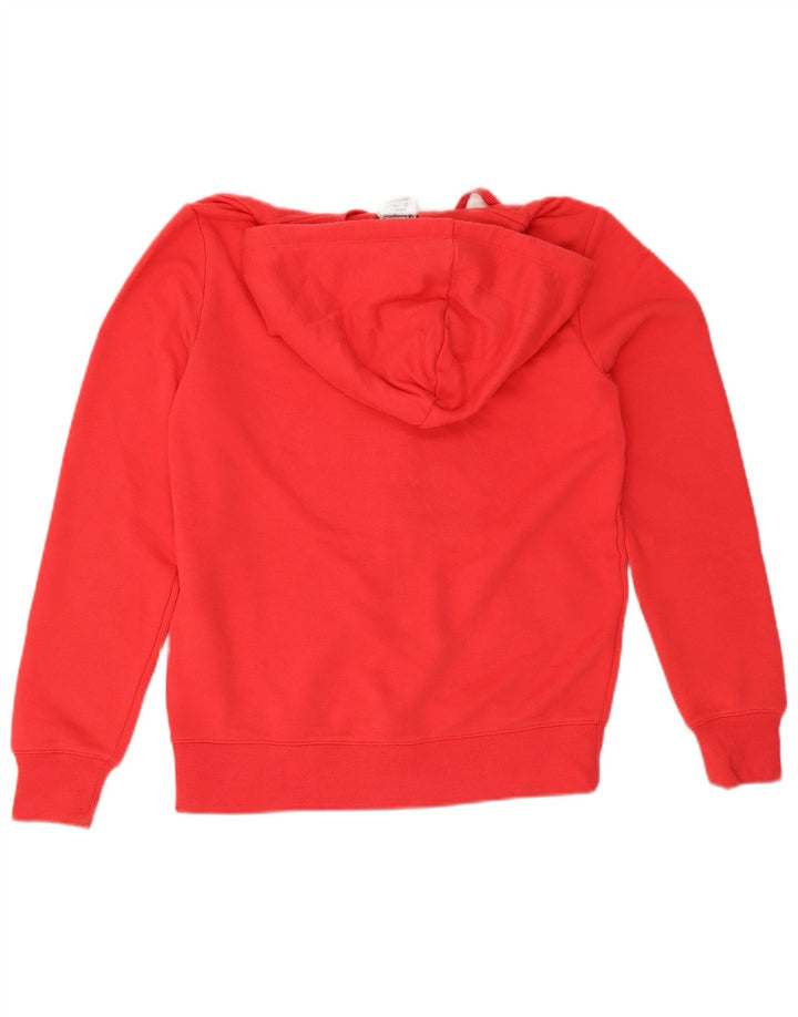 Maglione con cappuccio e zip oversize da donna Champion UK 10 piccolo cotone rosa