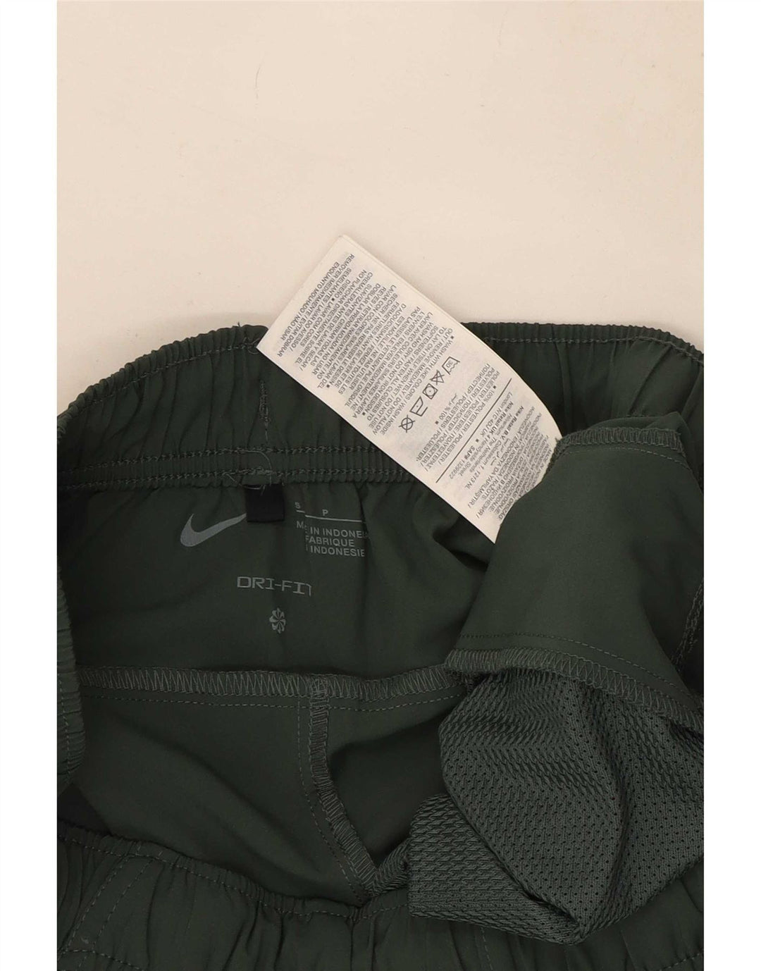 Pantaloni da tuta Nike Dri Fit da uomo, pantaloni da jogging, piccoli, in poliestere verde