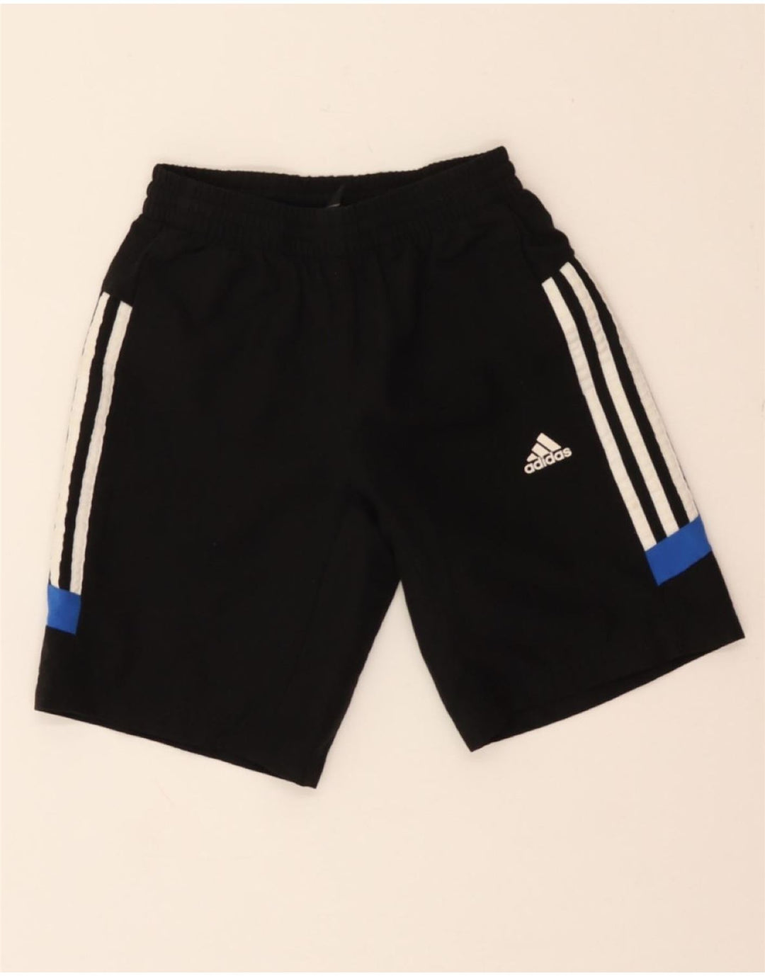 ADIDAS Boys Sport Shorts 9-10 Years  Black Colourblock Polyester Vintage Adidas and Second-Hand Adidas from Messina Hembry 