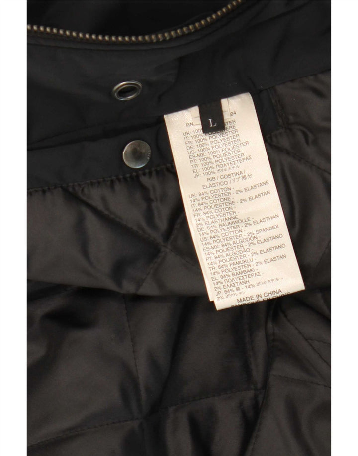Giacca Parka da donna Diesel UK 16 Large Nero Poliestere