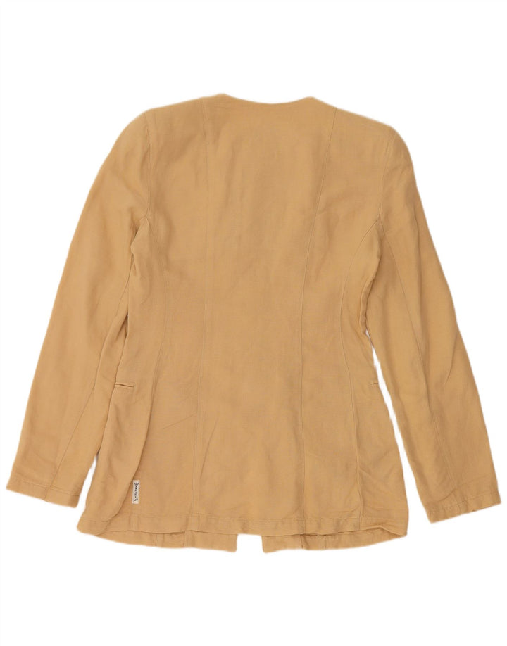 Giacca Blazer Donna ARMANI JEANS IT 40 Small Beige Viscosa