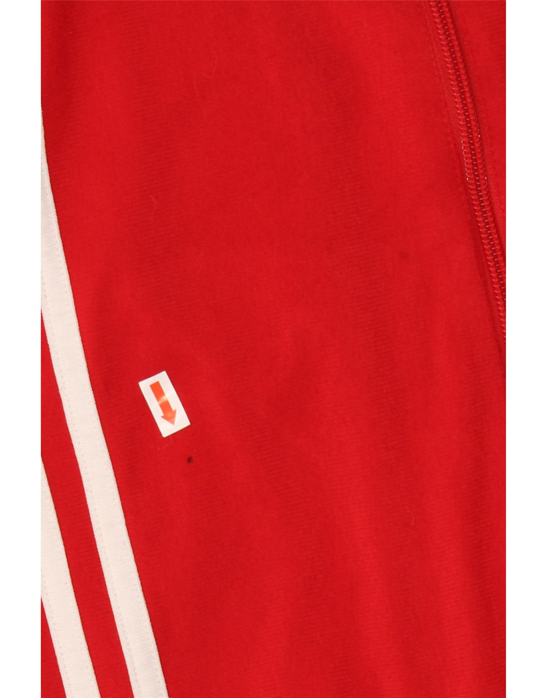 Giacca da tuta da uomo ADIDAS UK 40/42 Poliestere color block rosso medio