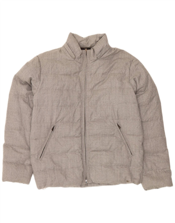 Piumino Uomo Corneliani IT 50 Large Grigio Poliammide