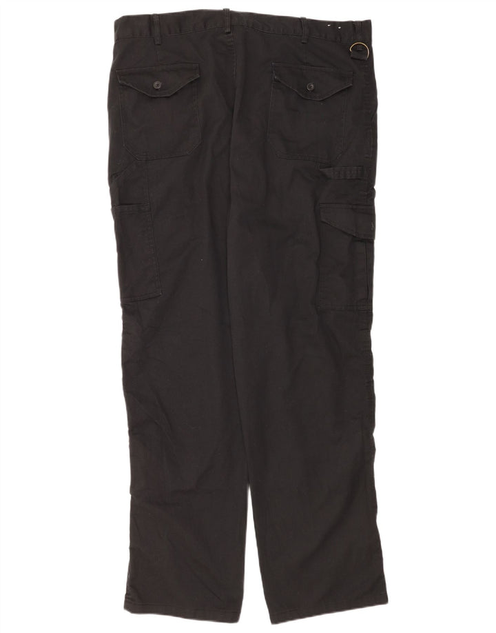 Pantaloni cargo dritti da uomo Dickies W38 L31 poliestere nero