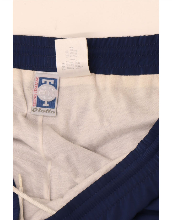 Pantaloni da tuta da uomo Lotto UK 40/42 Large Blu Poliestere