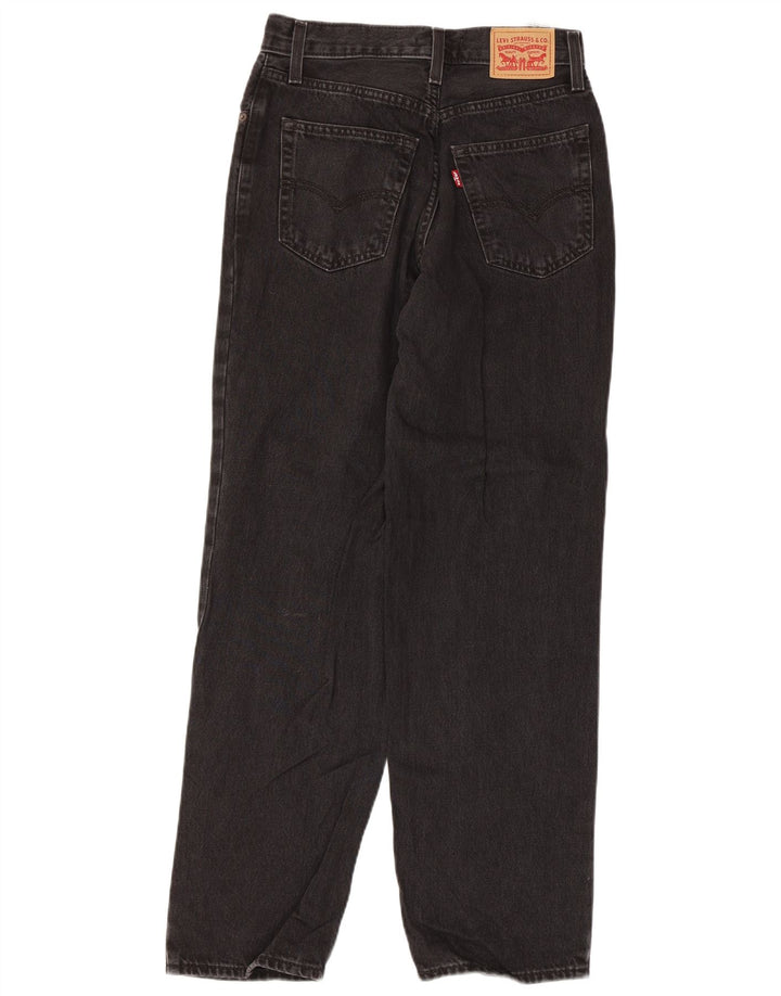 Jeans larghi larghi da donna Levi's W24 L31 cotone nero