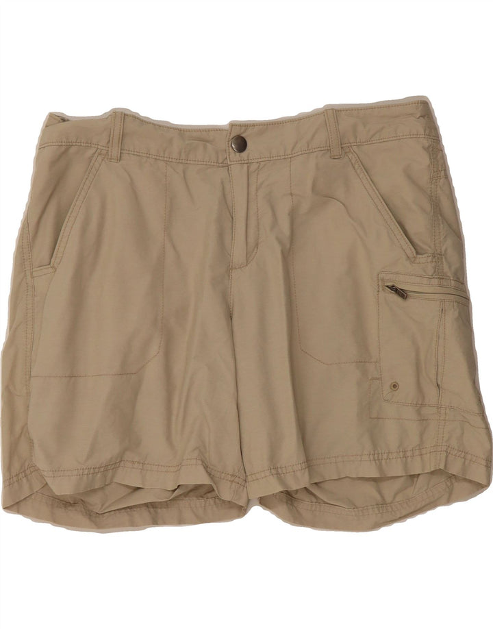 COLUMBIA Womens Cargo Shorts US 12 Large W34 Beige Cotton Vintage Columbia and Second-Hand Columbia from Messina Hembry 