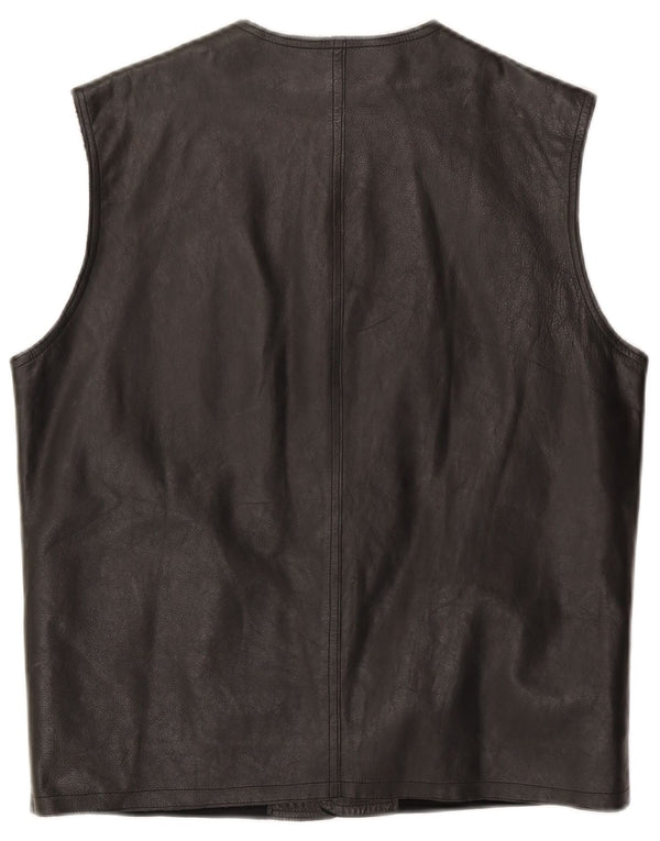 Gilet in pelle da uomo Arsenal UK 38 medio nero