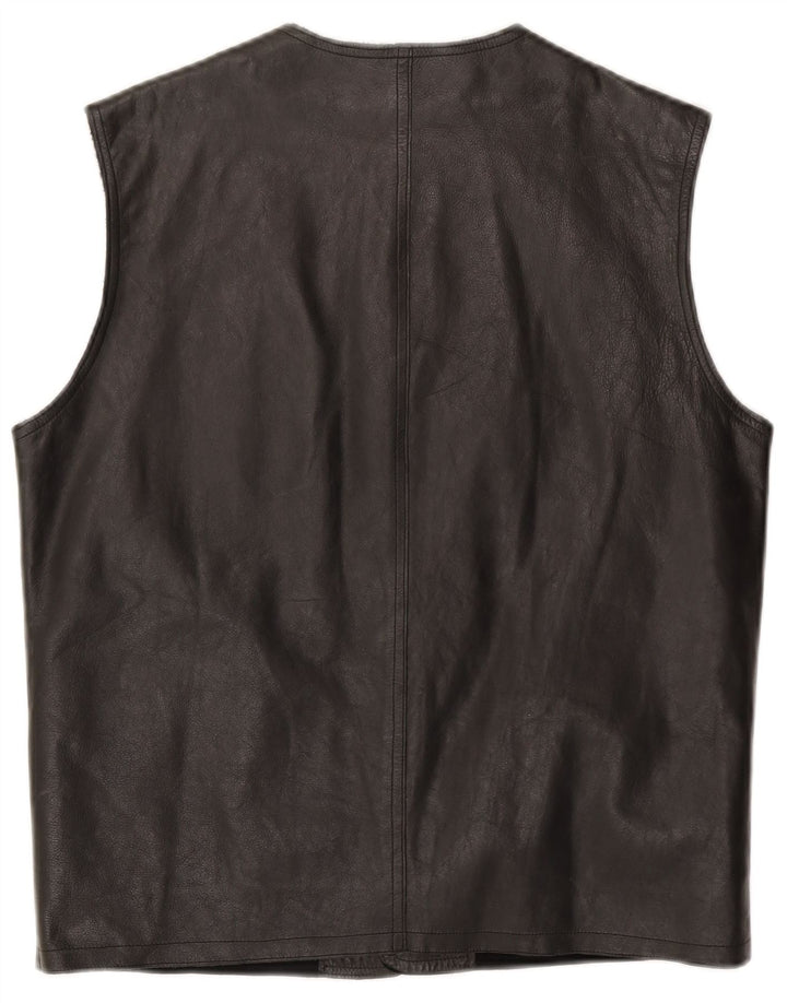 Gilet in pelle da uomo Arsenal UK 38 medio nero