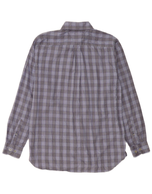 TOMMY HILFIGER Camicia da uomo in cotone a quadri blu medio