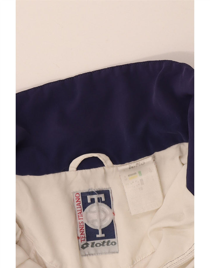 Giacca da tuta da uomo LOTTO IT 50 Medium White Colourblock