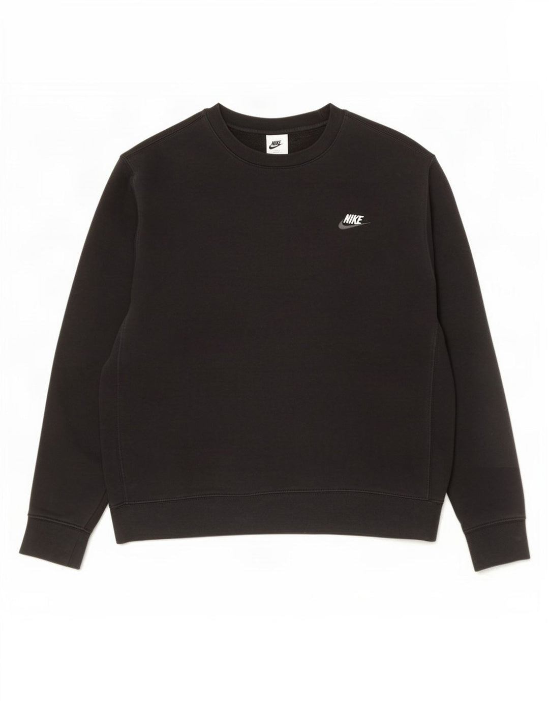 Felpa Nike Uomo Maglia Media Cotone Nero