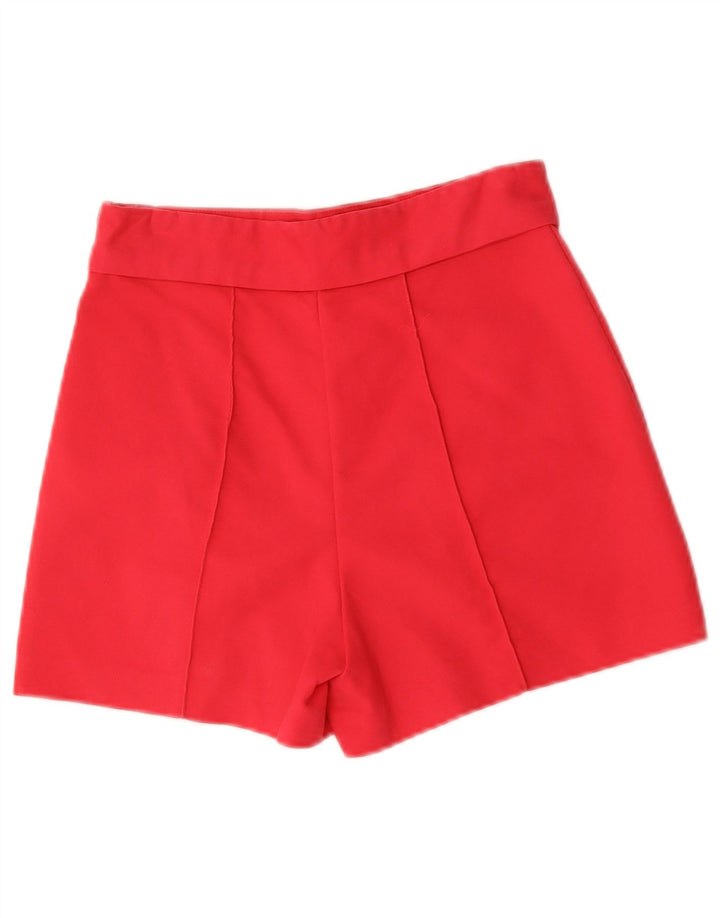 Pantaloncini casual da donna Zara XS W24 cotone rosso