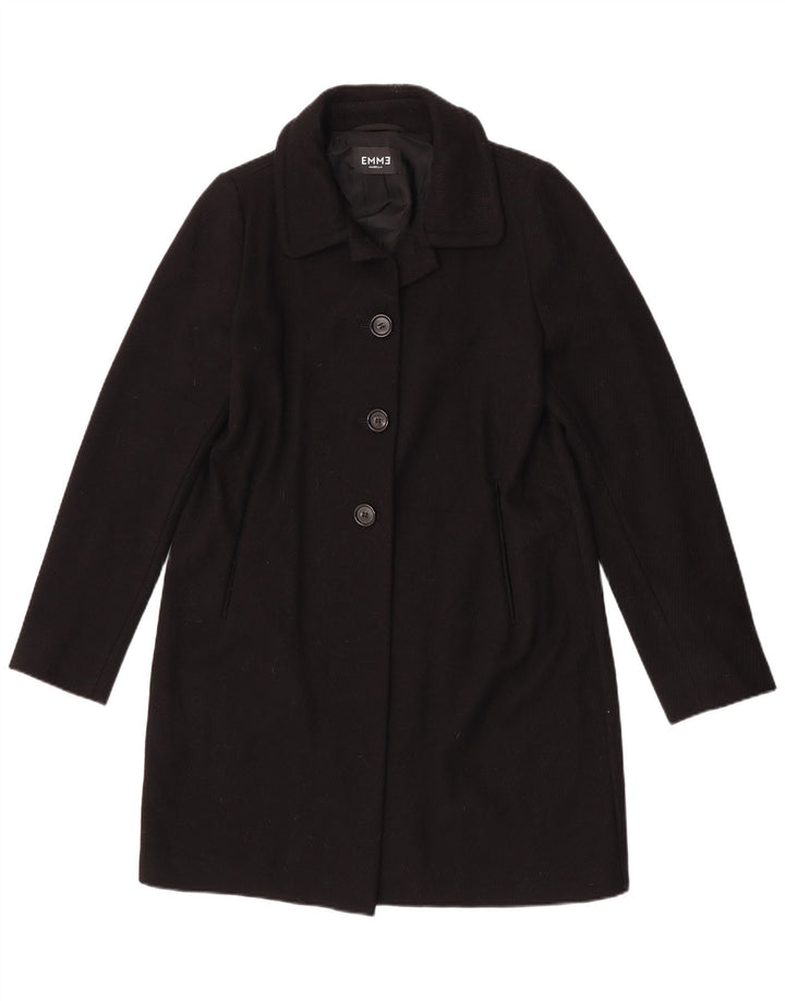 Soprabito da donna Marella UK 14 grande lana vergine nera