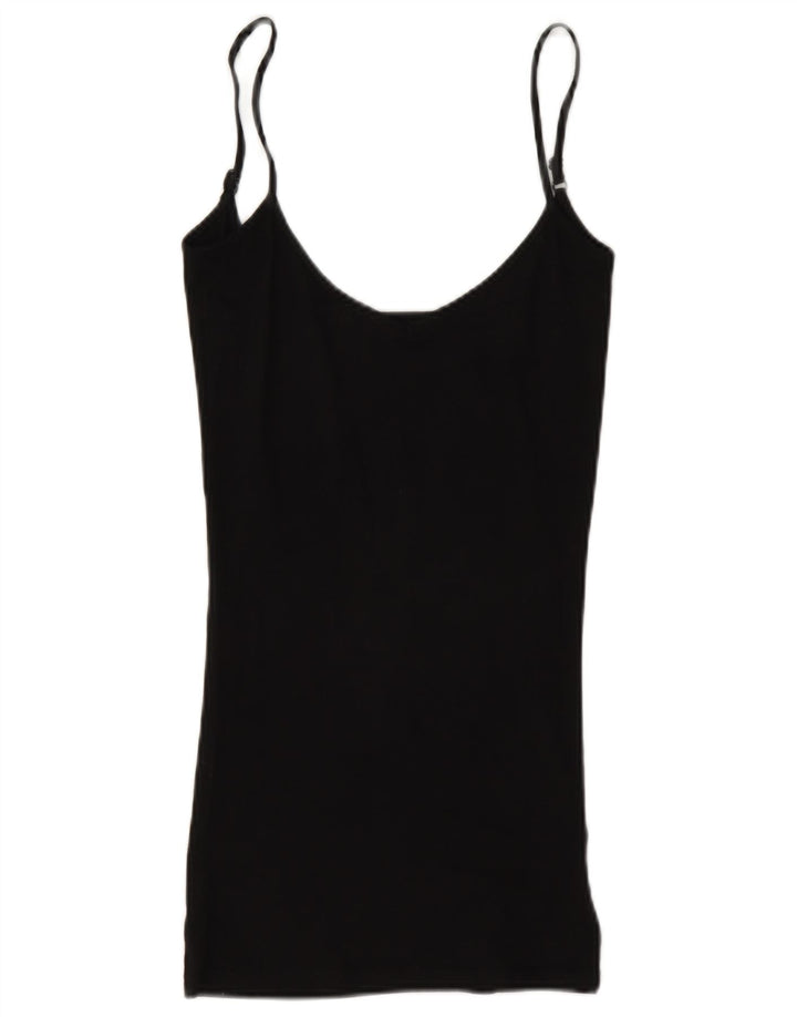 Canotta da donna Guess UK 4 XS nera in viscosa