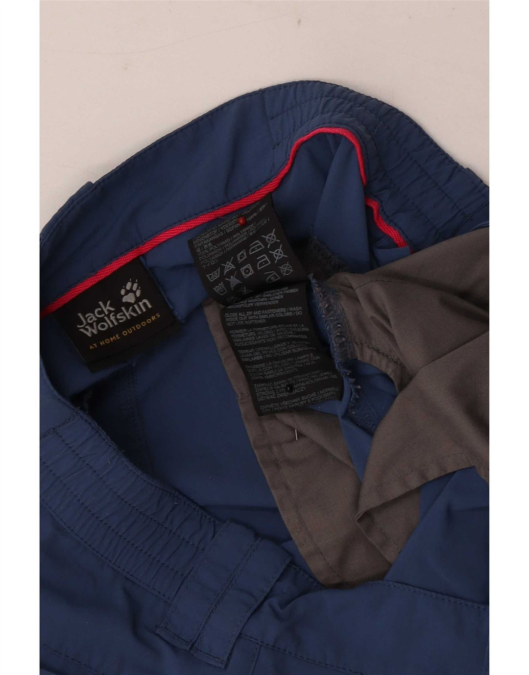Pantaloncini chino da donna Jack Wolfskin UK 12 Medium W32 Blu Poliammide