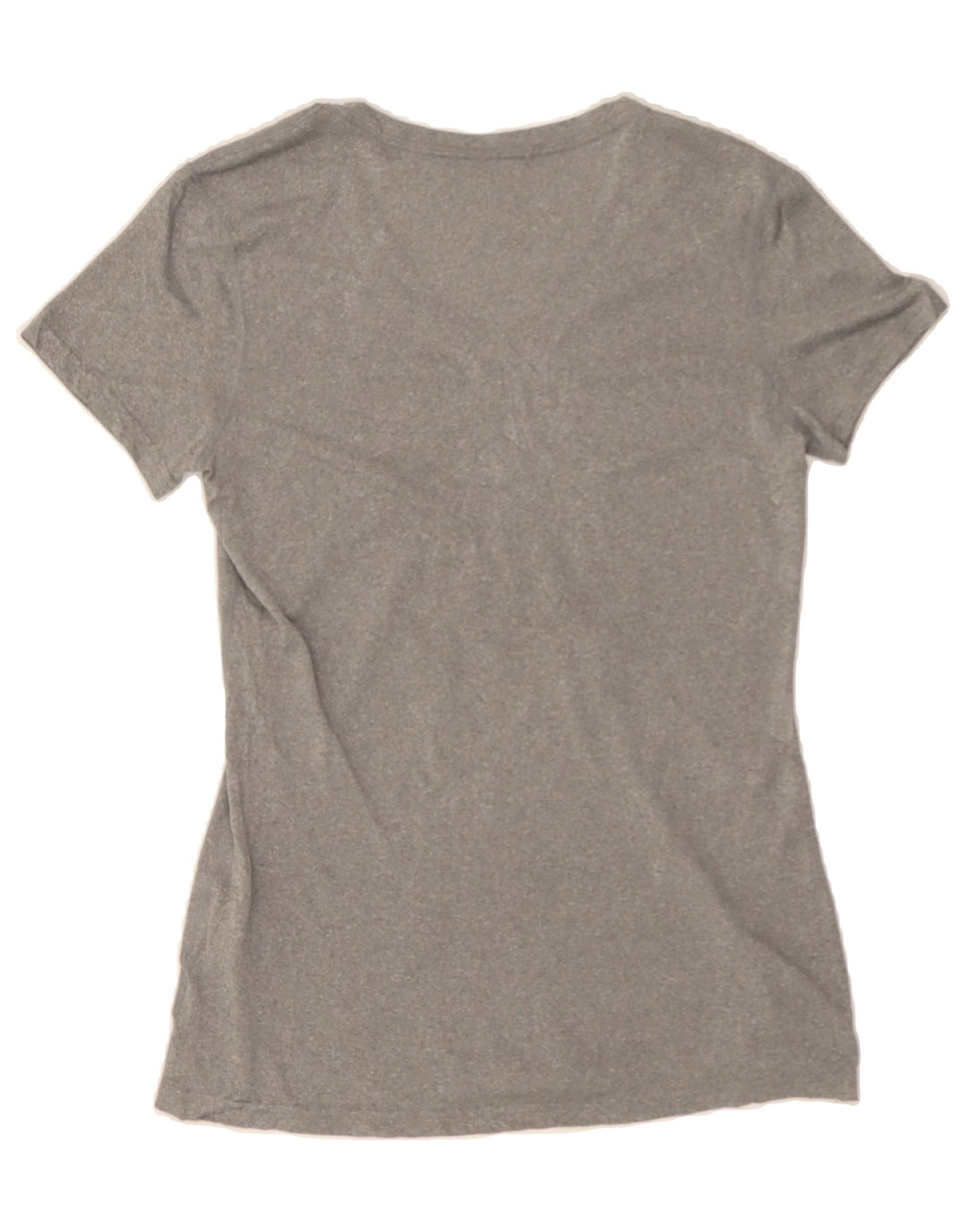 NIKE Womens Dri Fit Graphic T-Shirt Top UK 12 Medium Grey Polyester Vintage Nike and Second-Hand Nike from Messina Hembry 