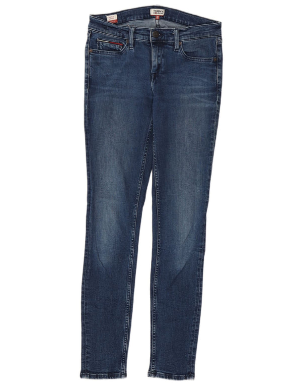 Jeans skinny Nora a vita media da donna Tommy Hilfiger W28 L30 cotone blu