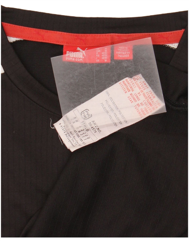 Canotta grafica da uomo Puma, media, nera, poliestere color block, sportiva