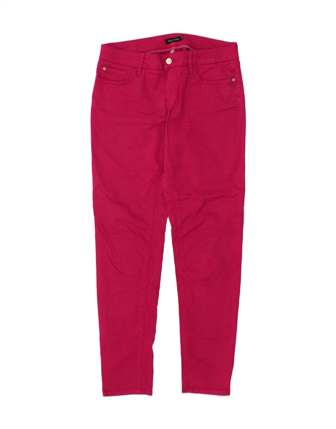 MASSIMO DUTTI Womens Slim Jeans EU 38 Small W28 L30 Pink Cotton | Vintage Massimo Dutti | Thrift | Second-Hand Massimo Dutti | Used Clothing | Messina Hembry 