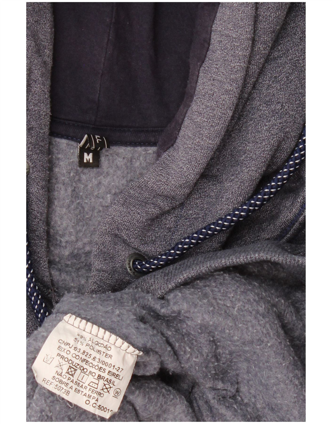 Maglione con cappuccio grafico da uomo O'NEILL cotone medio blu navy