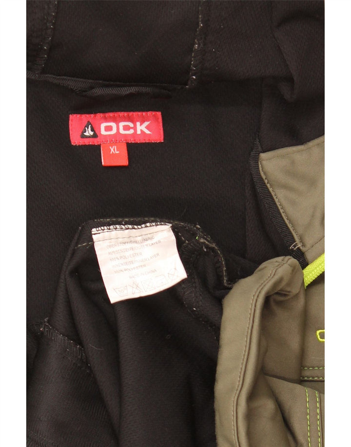 Giacca da tuta da uomo con cappuccio OCK XL poliestere kaki
