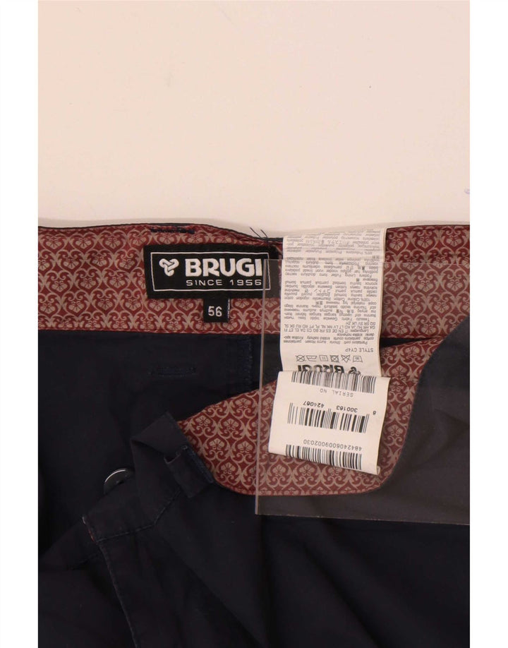 Pantaloncini chino da uomo Brugi W38 XL in cotone blu navy