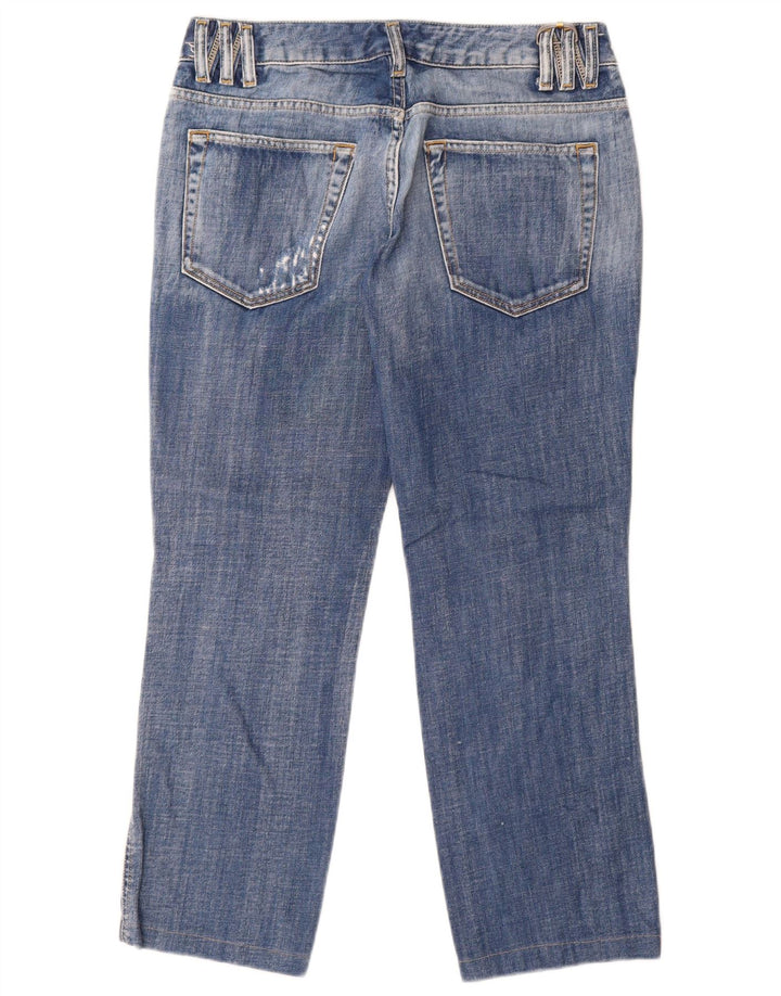 Jeans dritti effetto vissuto Diesel Looppy da donna W32 L26 cotone blu