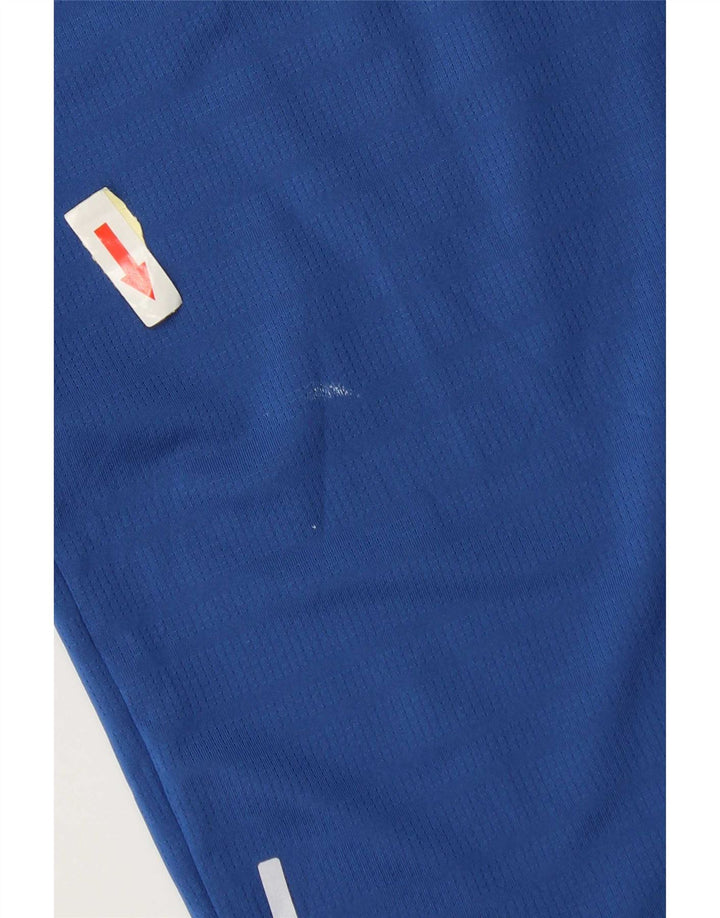 T-shirt da uomo Puma Top Large in poliestere color block blu