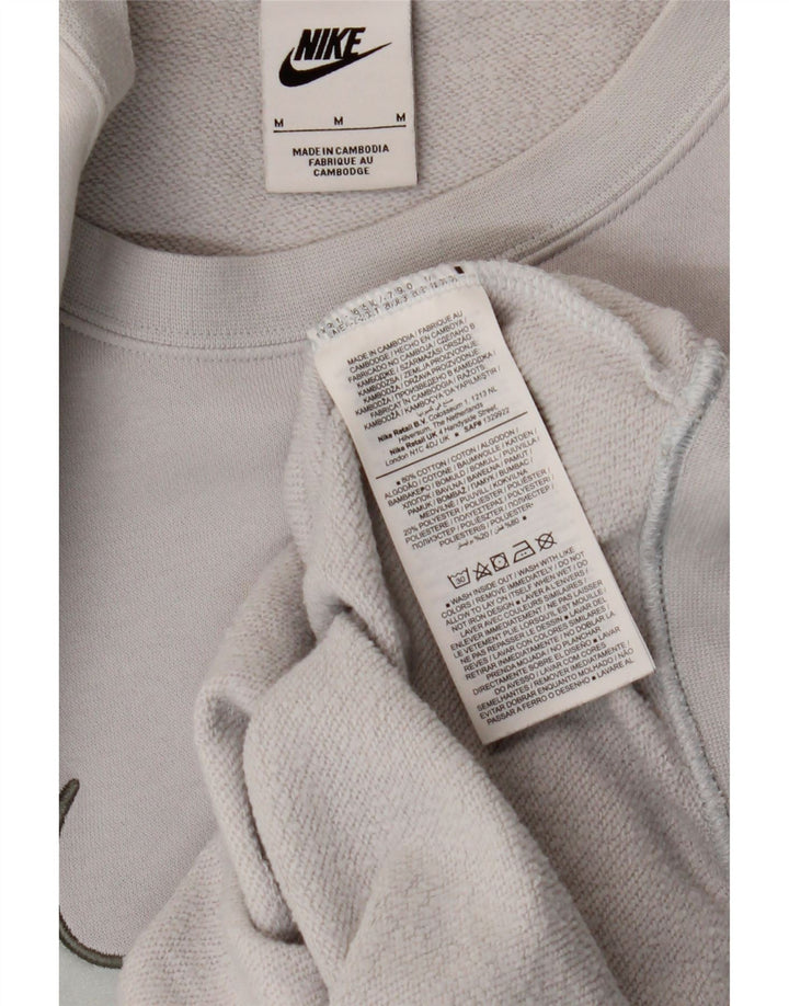 Felpa grafica da donna Nike Felpa UK 14 Cotone grigio medio