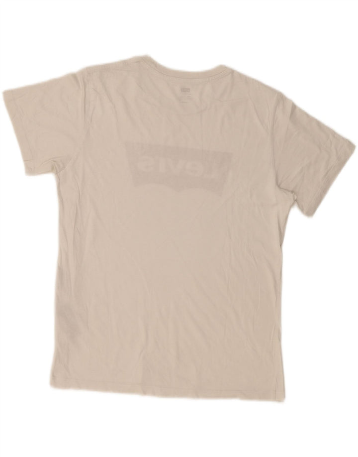 T-shirt grafica da uomo Levi's Top in cotone bianco medio