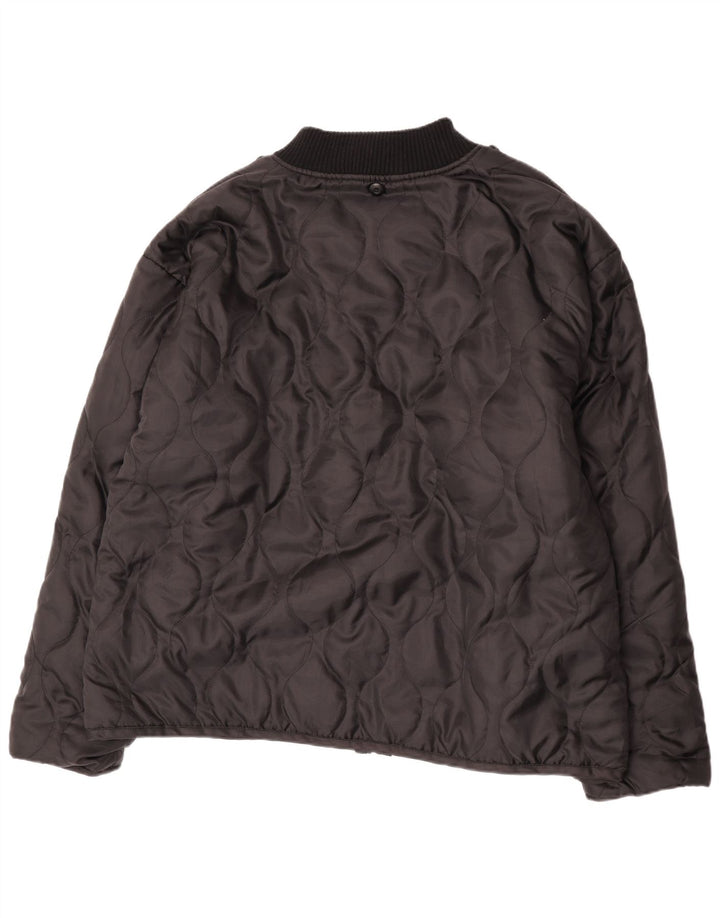 Giacca imbottita foderata da uomo Brandit UK 48 4XL poliestere nero