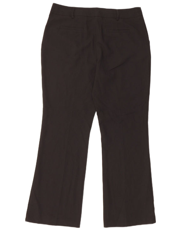 Pantaloni chino bootcut da donna M&Co UK 14 Large W32 L29 poliestere nero