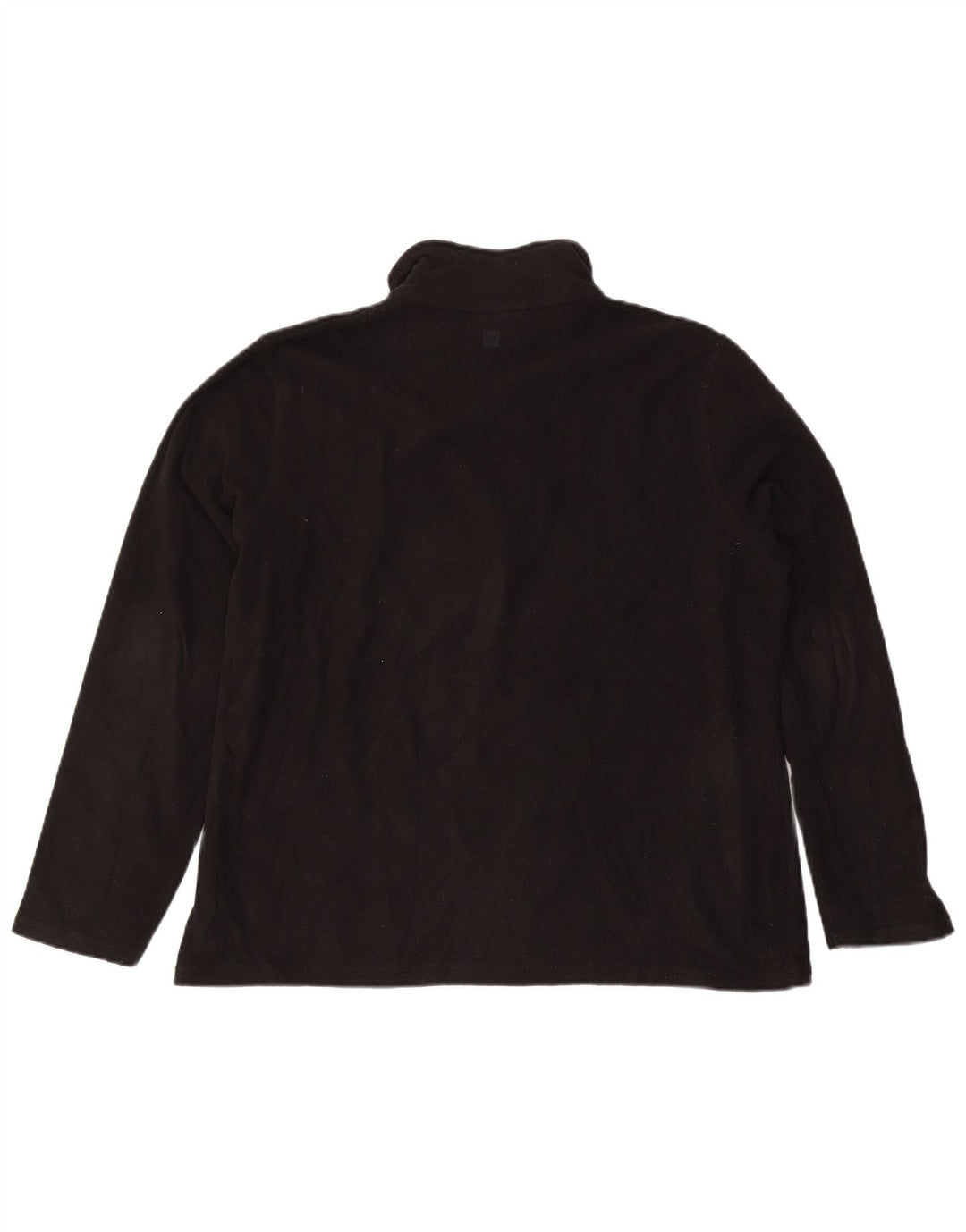 Maglione in pile da uomo con collo e zip Mountain Warehouse XL poliestere nero