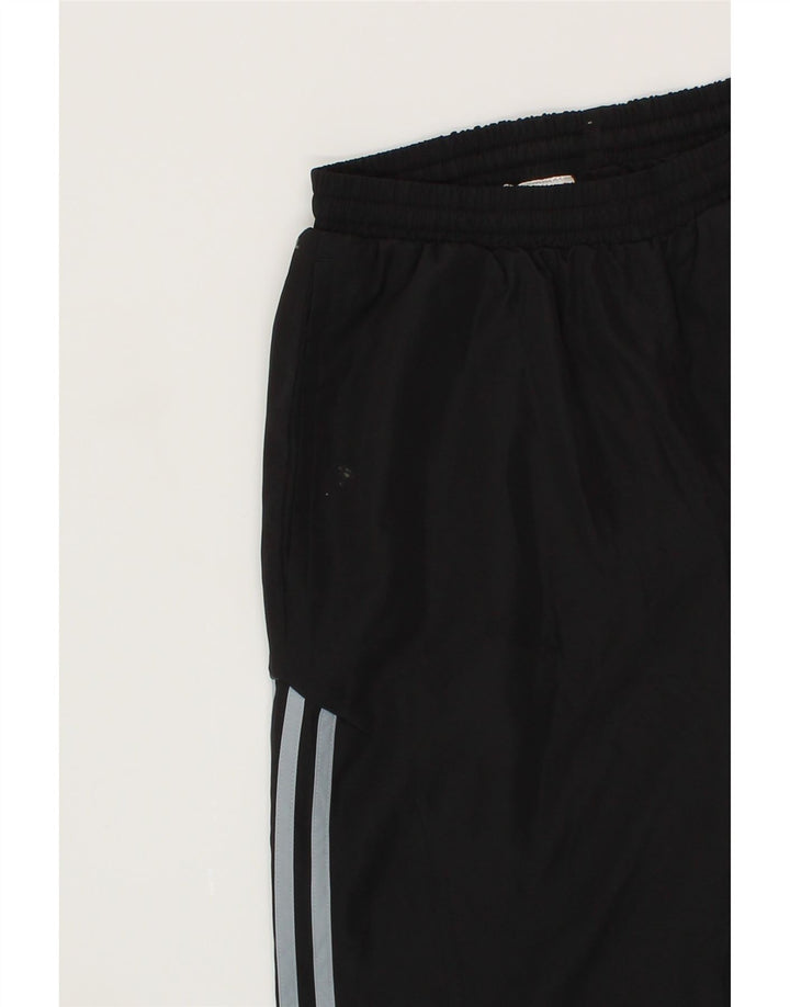 ADIDAS Boys Clima 365 Tracksuit Trousers 13-14 Years  Black Polyester Vintage Adidas and Second-Hand Adidas from Messina Hembry 