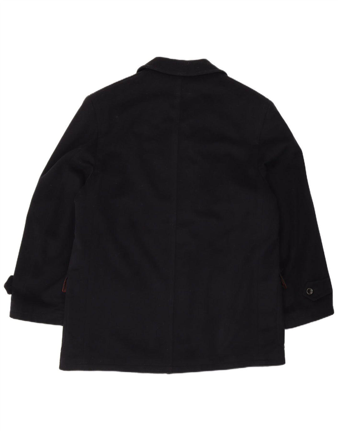 Cappotto Uomo VINTAGE IT 52 XL Blu Navy Cashmere