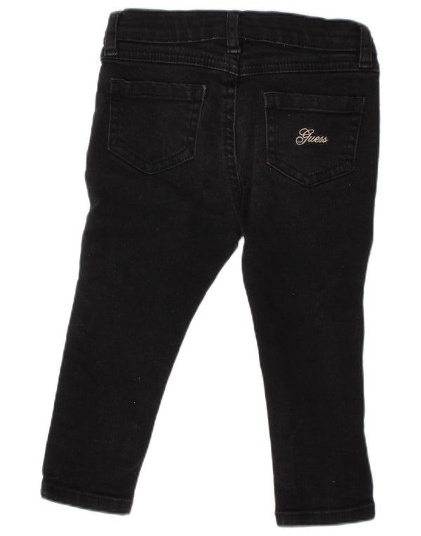 GUESS Jeans Skinny Bambina 12-18 Mesi W18 L11 Cotone Nero